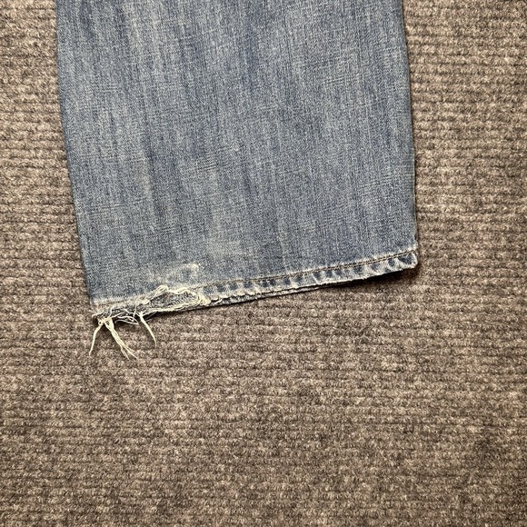 Vintage G-UNIT Jeans Mens Sz 34‎ Blue Fade Baggy Wide Hip Hop Streetwear Y2K - Picture 7 of 9